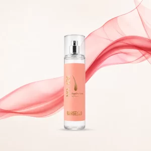 Bargello Hair Perfume 122 pour femme inspiré de Boss Intense, parfum pour cheveux dans un flacon rose élégant.