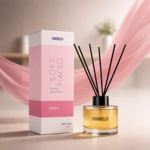 Soft Place Bargello parfum d’intérieur 120 ml senteur soyeuse avec diffuseur à bâtonnets noirs