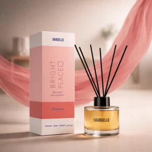 Bright Place Bargello parfum d’intérieur 120 ml senteur épicée avec diffuseur à bâtonnets noir