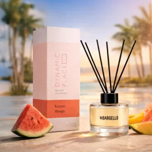 Dynamic Place Bargello diffuseur de parfum d’intérieur 120 ml mangue dans une ambiance chaleureuse, fruitée et décorative