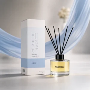 Sympathetic Place Bargello parfum d’intérieur 120 ml senteur bubble gum avec diffuseur à bâtonnets noirs