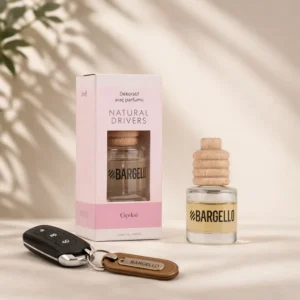 Natural Drivers Bargello parfum voiture floral 8 ml avec flacon en verre et coffret rose