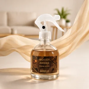 Bargello Woody Amber Home Spray 485 ml spray d’intérieur boisé ambré pour parfumer la maison