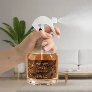 Bargello Woody Amber Home Spray 485 ml spray parfumé pour la maison dans une ambiance chaleureuse et raffinée